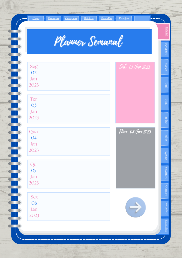 planner semanal