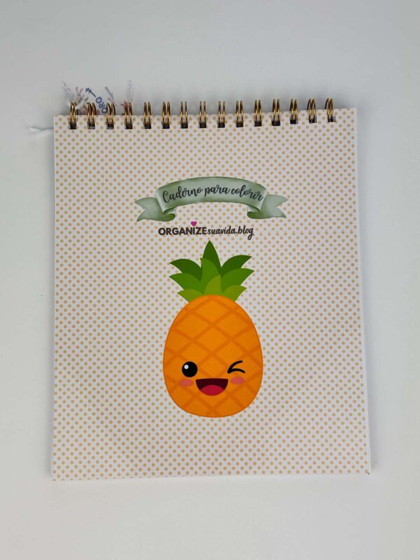 Caderno de Pintura Infantil com Argolas