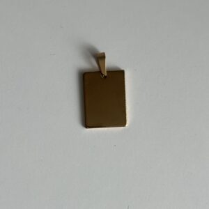 Placa Personalizável em Aço Inoxidável