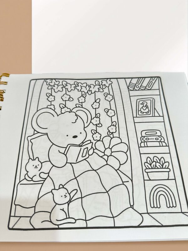 Caderno de Colorir Bobbie Goods Cozy Friends – 24 x 19,5 cm - Image 2