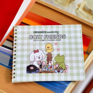 Caderno de Colorir Bobbie Goods Cozy Friends – 24 x 19,5 cm