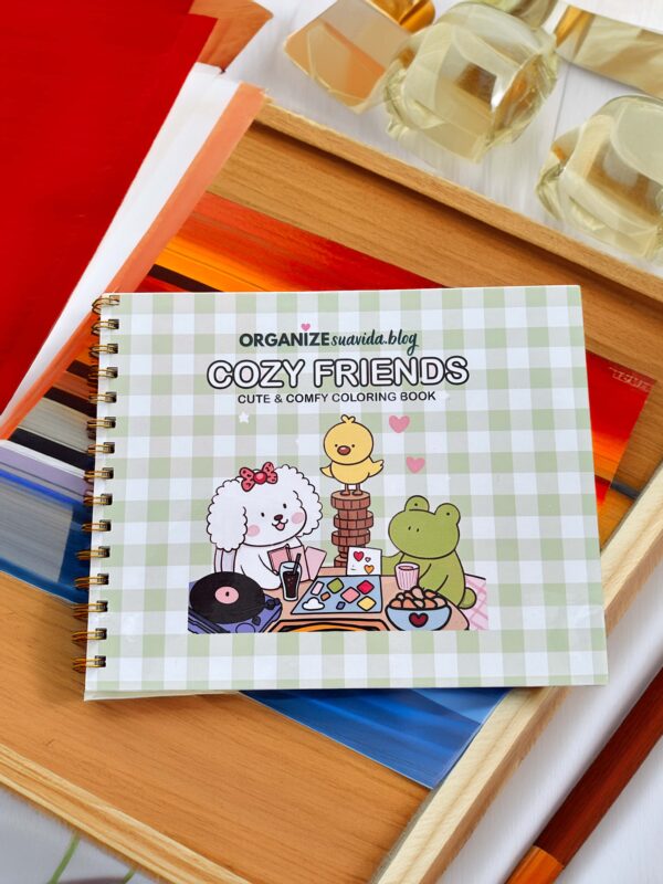 Caderno de Colorir Bobbie Goods Cozy Friends – 24 x 19,5 cm