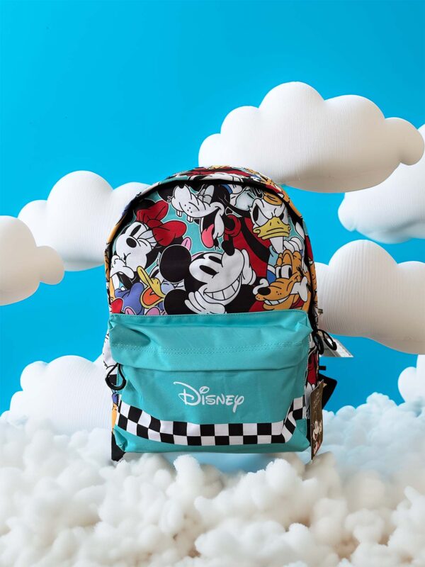 Mochila Escolar Disney Mickey Mouse – 43,5x27cm | Poliéster Resistente