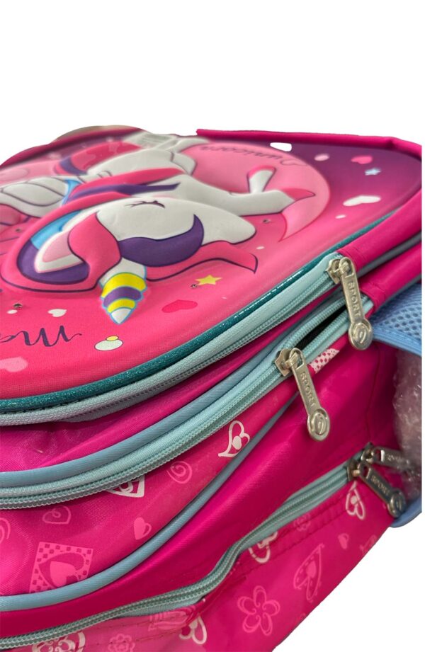 Mochila Infantil com Rodinhas Unicórnio Mágico – 49x36cm - Image 3