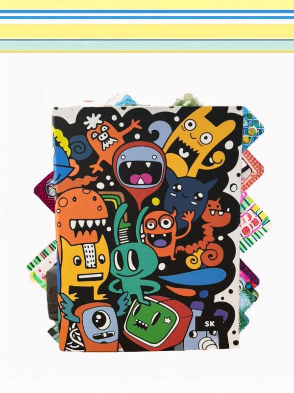 Dossier Infantil A4 com Personagens Divertidos – 2 Argolas