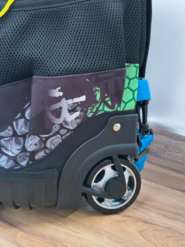 Mochila DinoX com Rodinhas – Grande, Resistente à Água (50x29cm) - Image 2