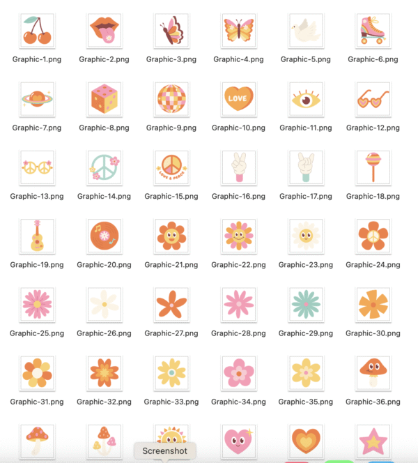 Pacote Poder das Flores — 69 Artes Florais (PNG & SVG) | Fundo Transparente - Image 2