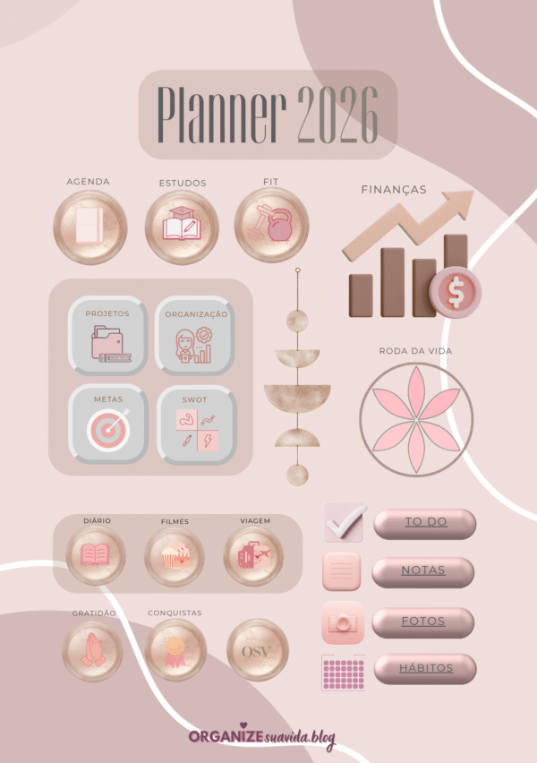 Planner Digital Rosa OSV 2026