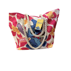 Mala de Praia Floral com Estampa Cute