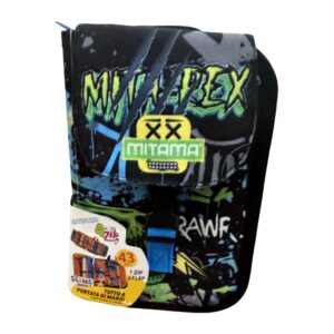 Estojo Mitama Jurassic Bag fechado com tema dinossauro