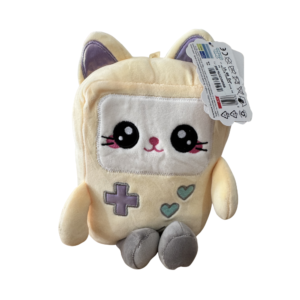 Peluche fofo amarelo TNT com orelhinhas para presente infantil e decoração