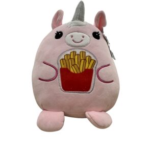Peluche TNT Tutti unicórnio rosa com batatas fritas para presente infantil